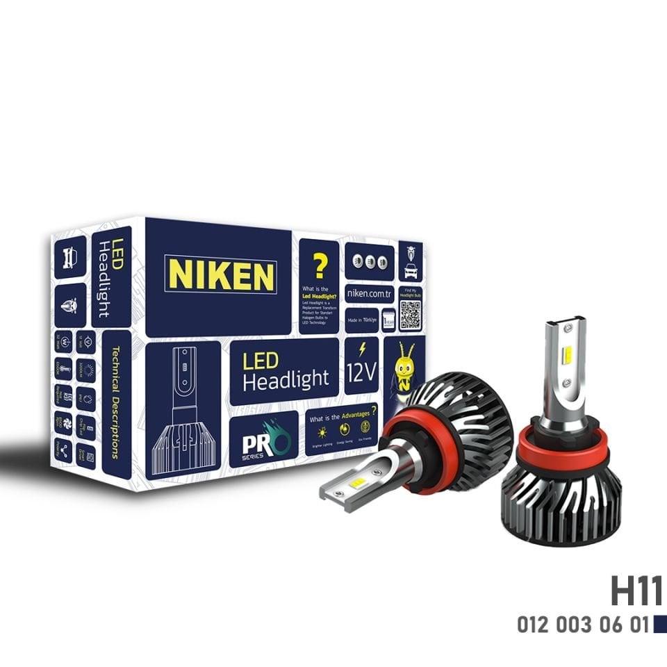 Niken H11 Led Xenon Pro Serisi 6400 Lümen 6500K 32W