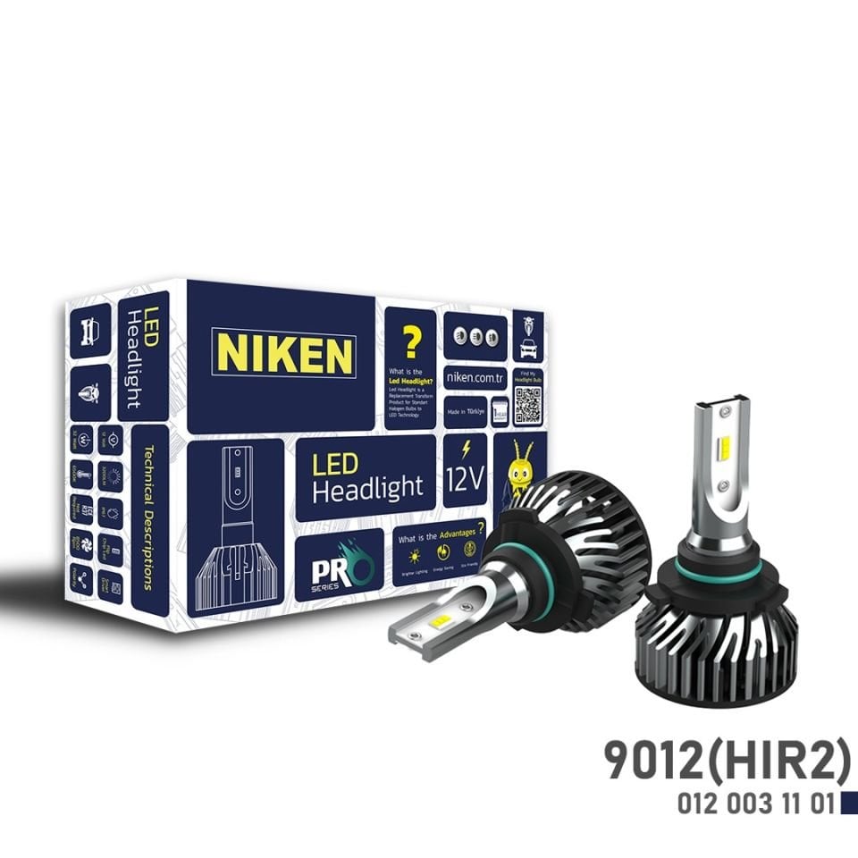 Niken HIR2 9012 Led Xenon Pro Serisi 6400 Lümen 6500K 32W