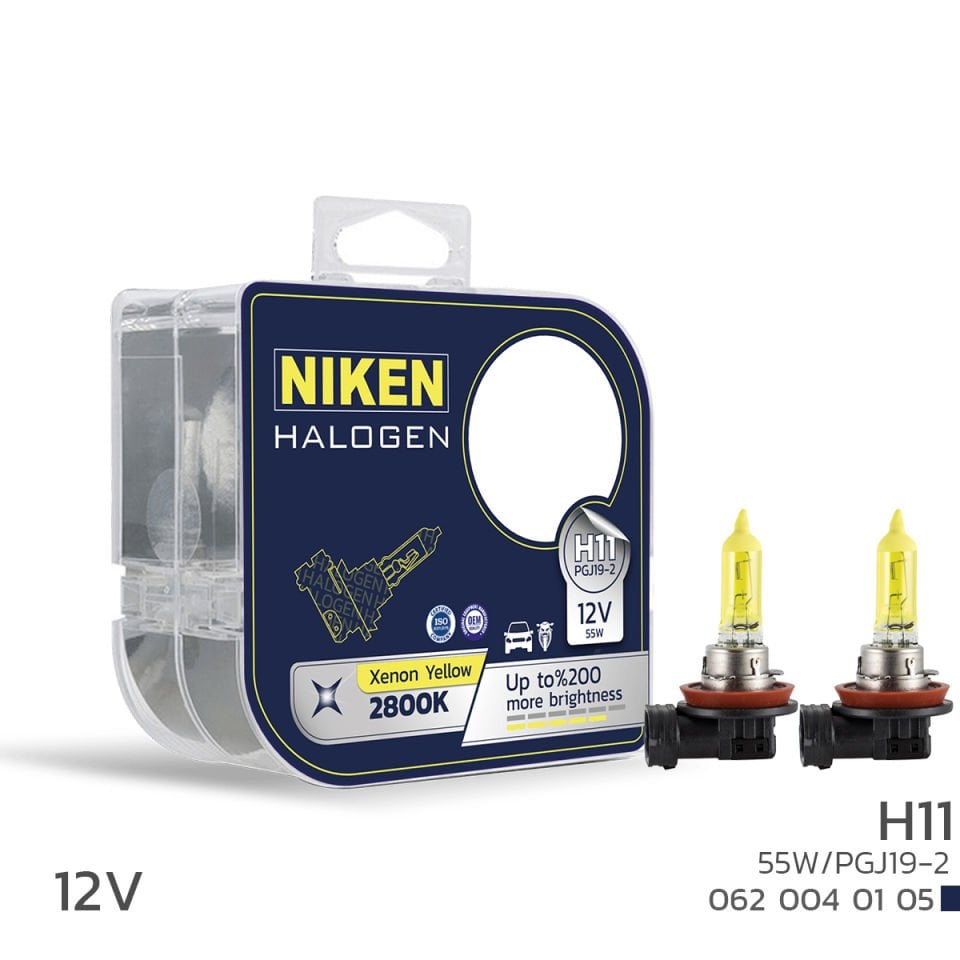 Niken H11 Sarı Işık Ampul 12V PG319-2 2800K