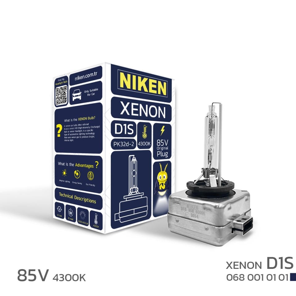 NIKEN D1S XENON FAR AMPULU 85V 35W PK32d-2 4300K