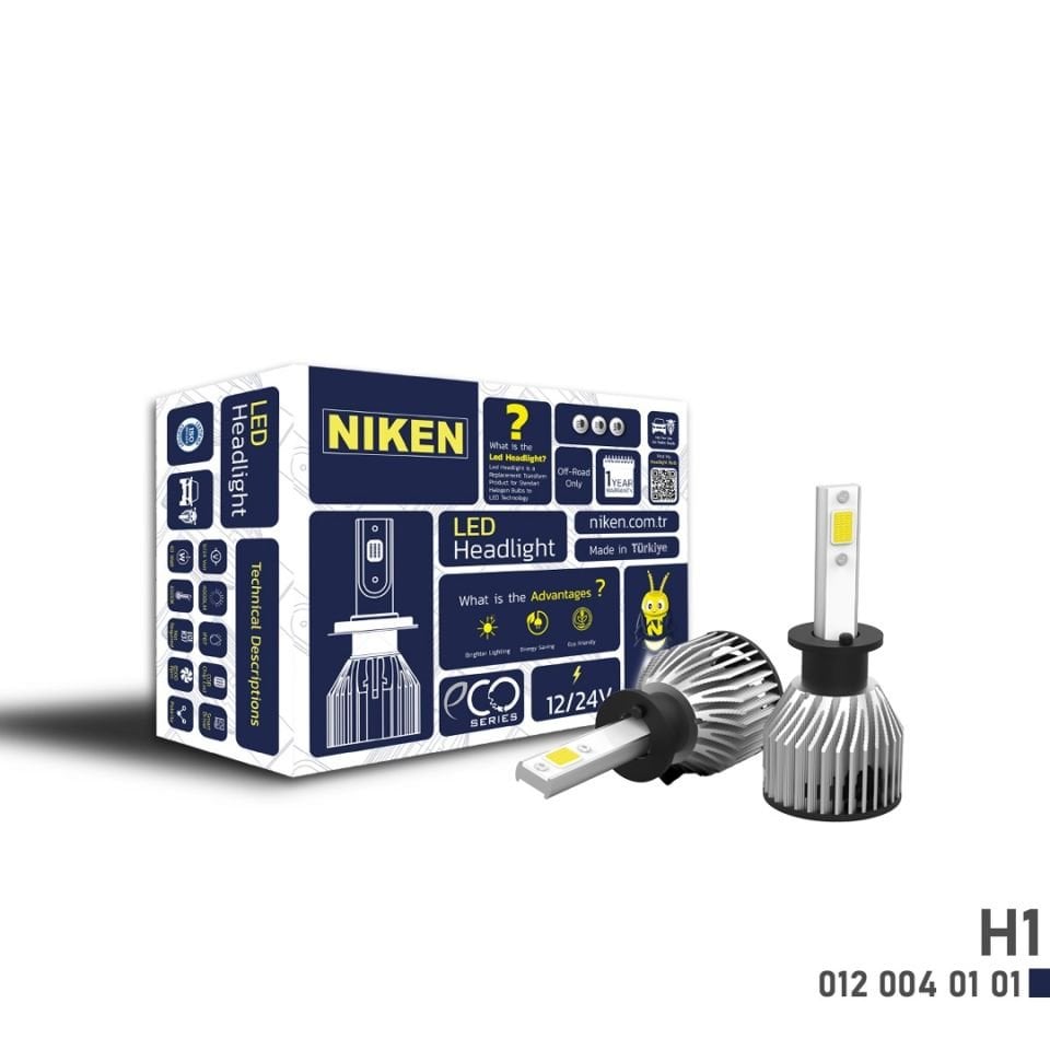 Niken H1 Led Xenon Eco Serisi 8000 Lümen 6500K 12V-24V