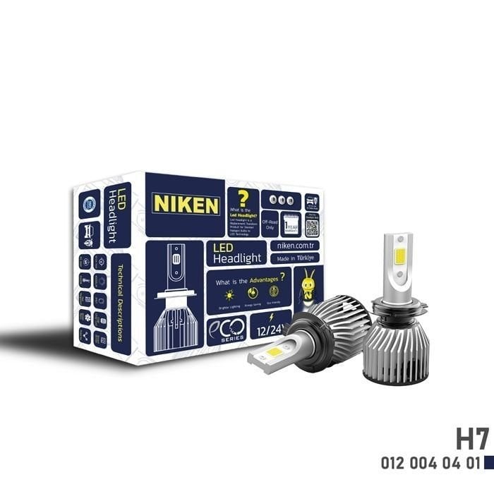 Niken H7 Led Xenon Eco Serisi 8000 Lümen 6500K 12V-24V
