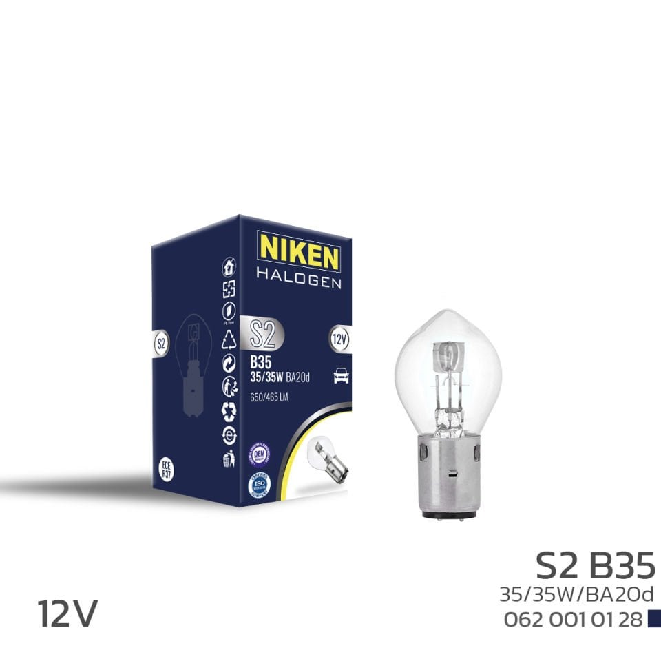Niken Bosch Tipi Ampul 12V B35 S2 35W/35W BA20d