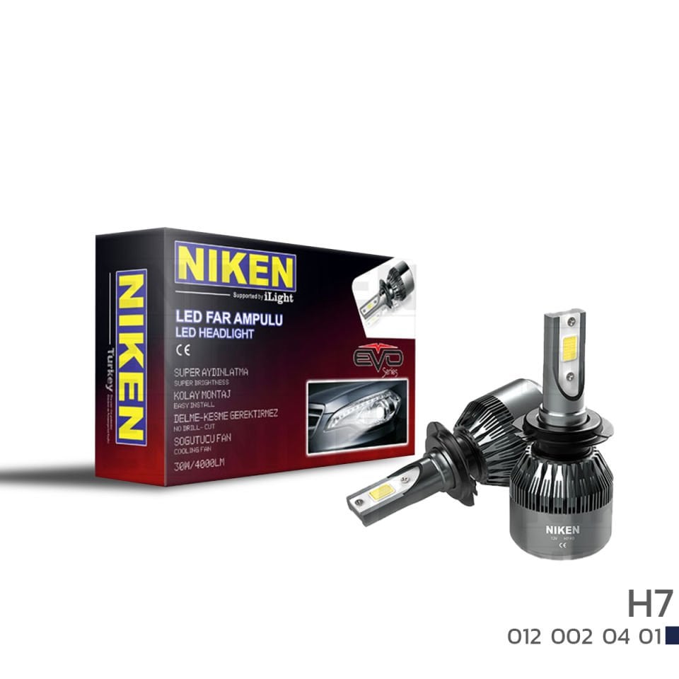 Niken H7 Led Xenon Evo Serisi 30W 4000 Lümen