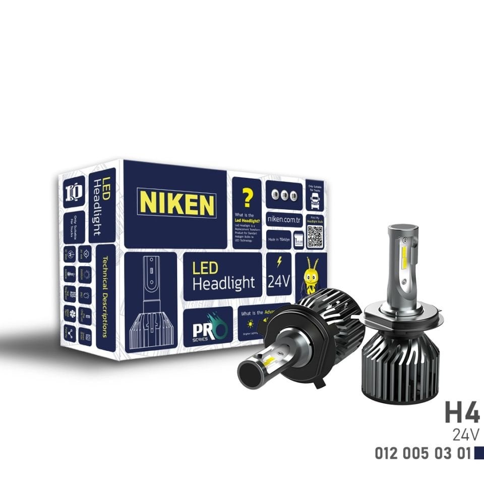 Niken H4 Led Xenon Pro Serisi 24V