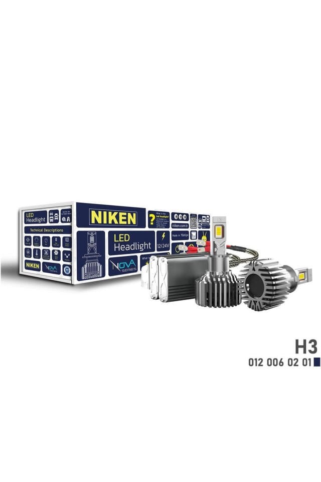 Niken H3 Led Xenon Nova Serisi 90W 12000 Lümen 6500K 12V-24V