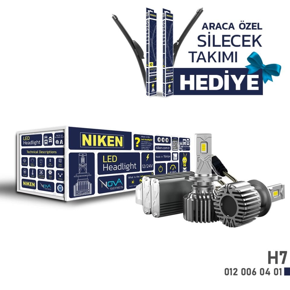 Niken H7 Led Xenon Nova Serisi 90W