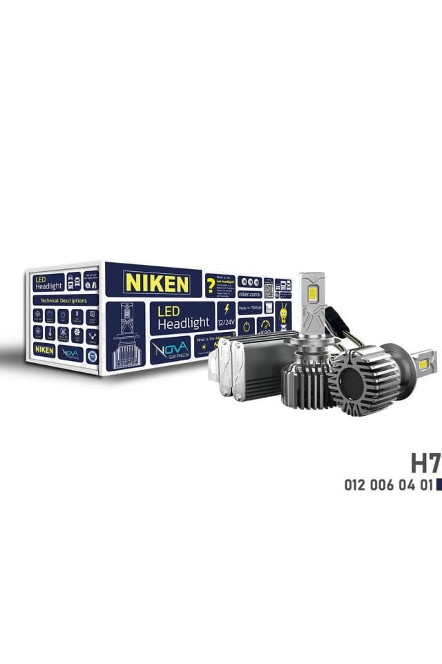 Niken H7 Led Xenon Nova Serisi 90W 12000 Lümen 6500K 12V-24V