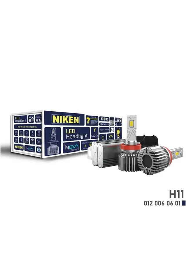 Niken H11 Led Xenon Nova Serisi 90W 12000 Lümen 6500K 12V-24V