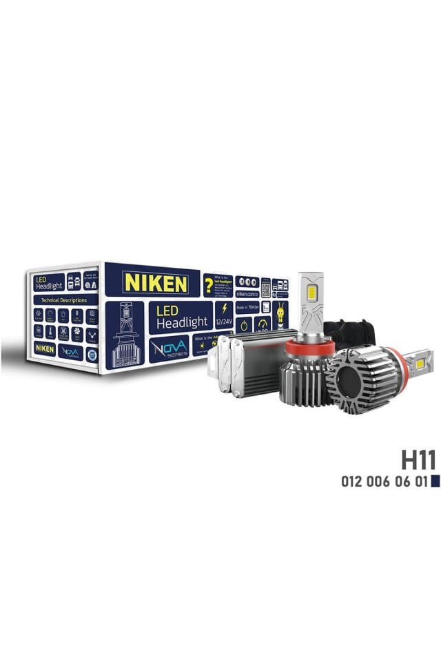 Niken H11 Led Xenon Nova Serisi 90W 12000 Lümen 6500K 12V-24V