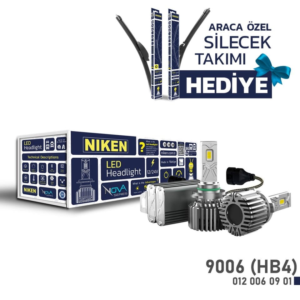 Niken Led Xenon Nova Serisi 9006 (HB4) (90W)