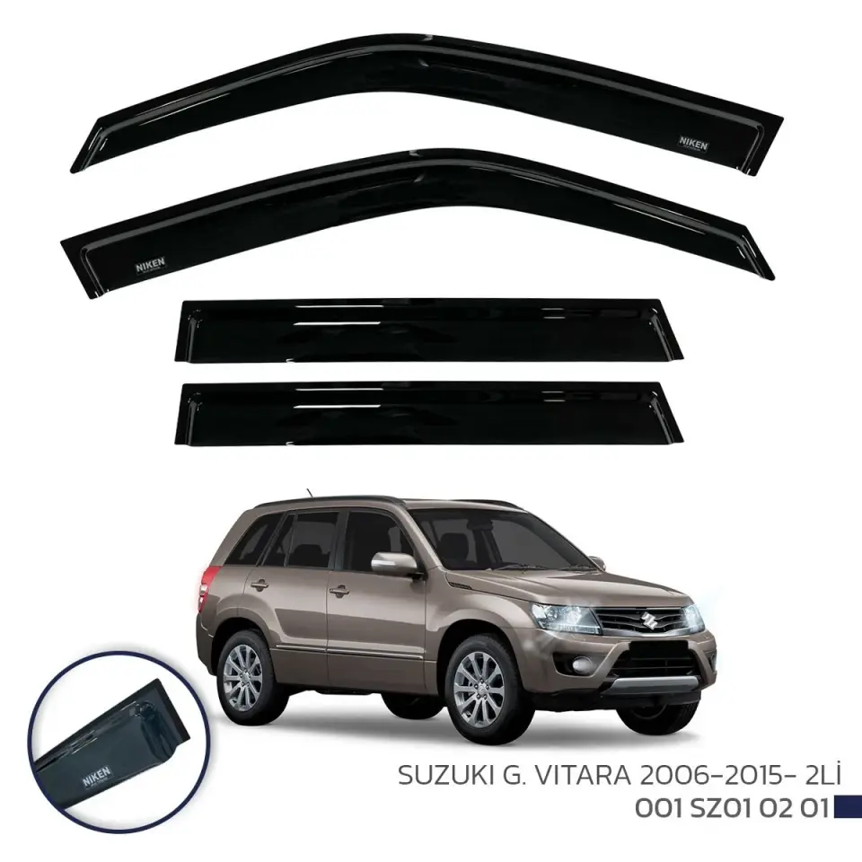 Niken Suzuki Grand Vitara Cam Rüzgarlığı 2006-2015 4'Lü