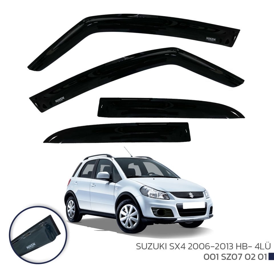 Suzuki Sx4 2006-2013 Hb Cam Rüzgarlığı 4Lü