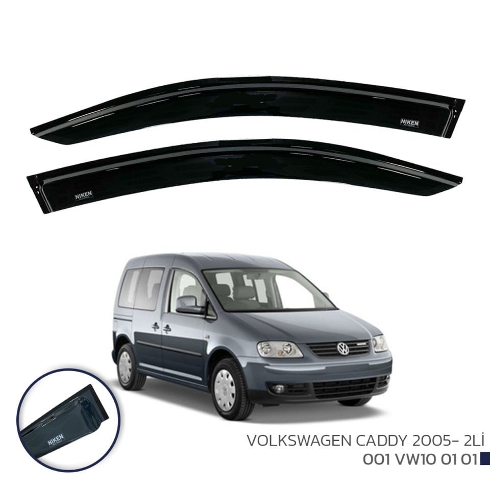 VW Caddy 2005- Cam Rüzgarlığı 2Li