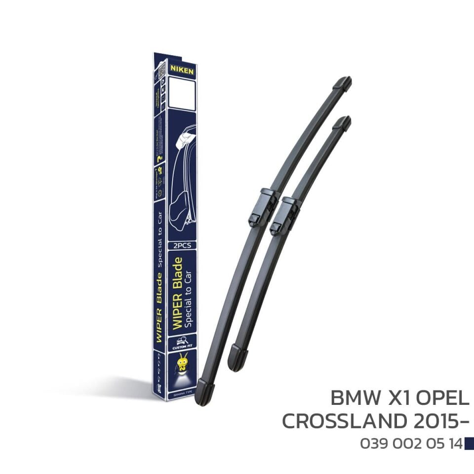 Niken Bmw X1 2010-2015 Opel Crossland 2015- Silecek Seti