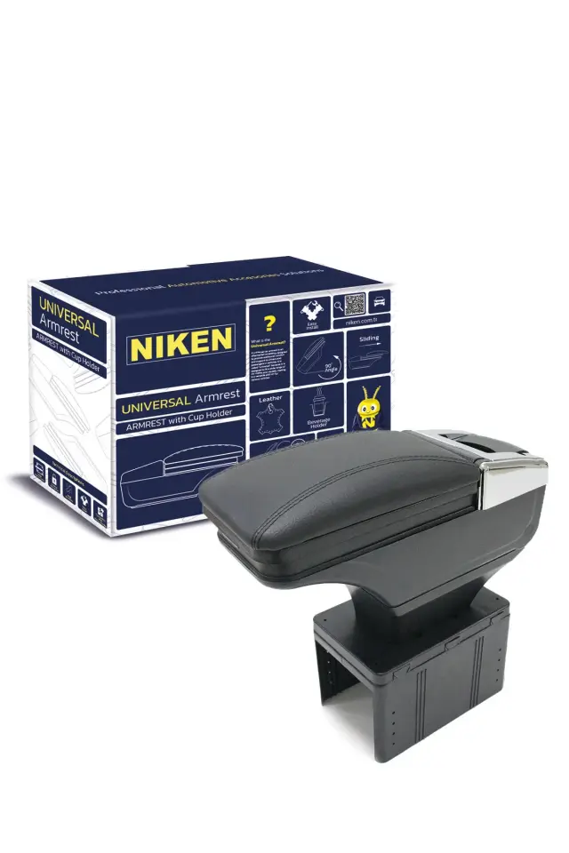 Niken Universal Kol Dayama Kolçak Kromlu Siyah