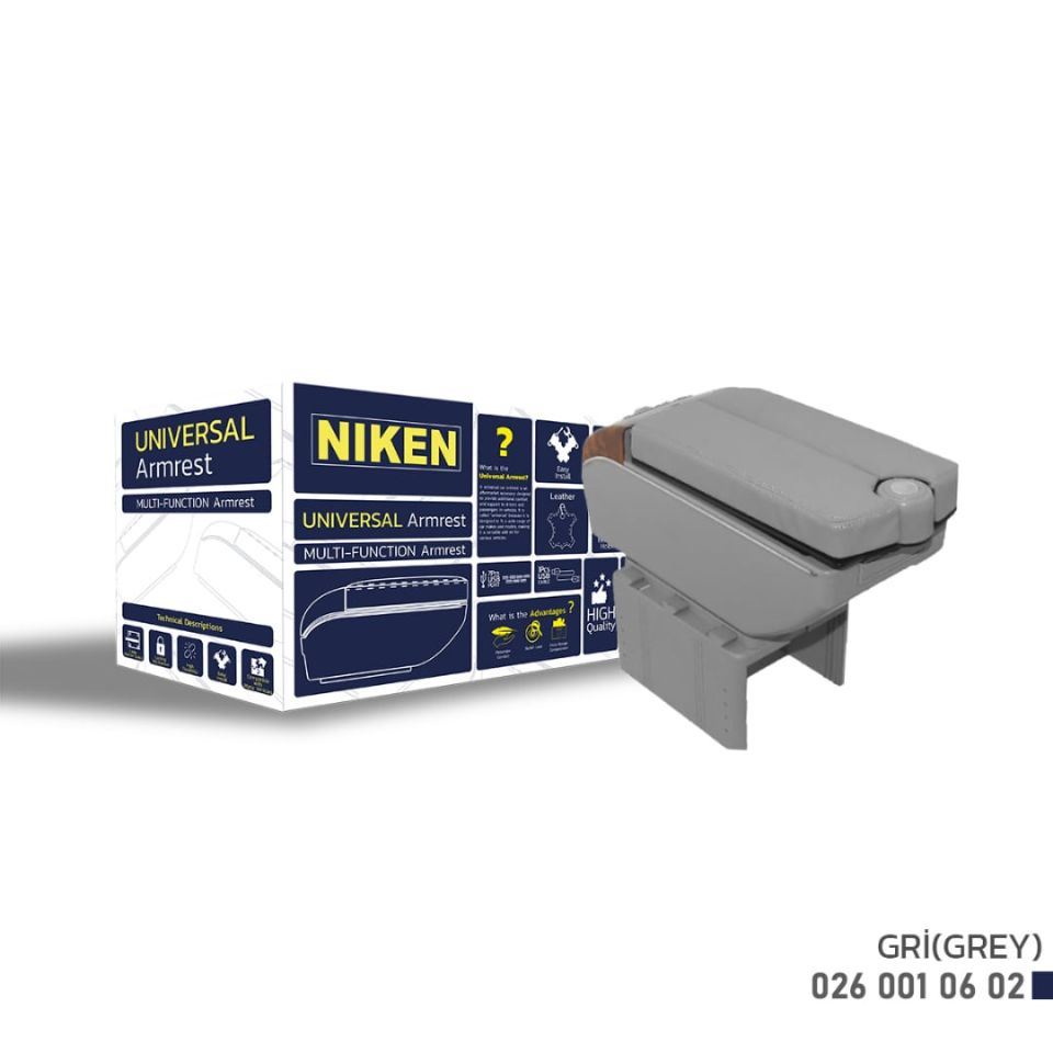 Niken Universal Kol Dayama Kolçak Çok Fonksiyonlu Gri