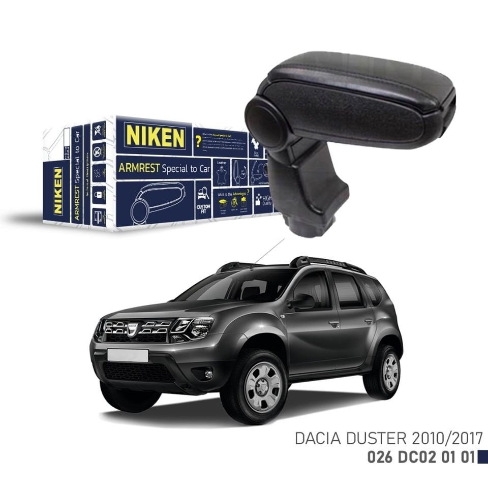 Niken Dacia Duster Kol Dayama Kolçak Siyah 2010-2017