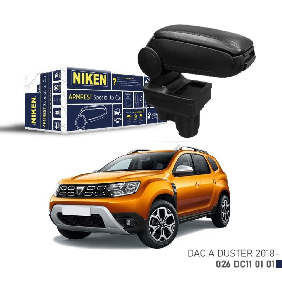 Niken Dacia Duster 2018- Araca Özel Kol Dayama Siyah