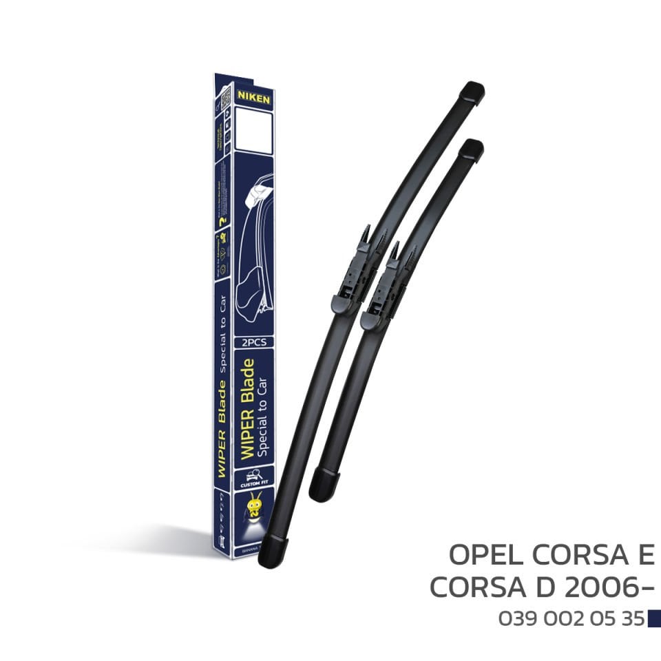 Niken Opel Corsa E 2014-2019 / Corsa D 2006-2010 - Araca Özel Silecek