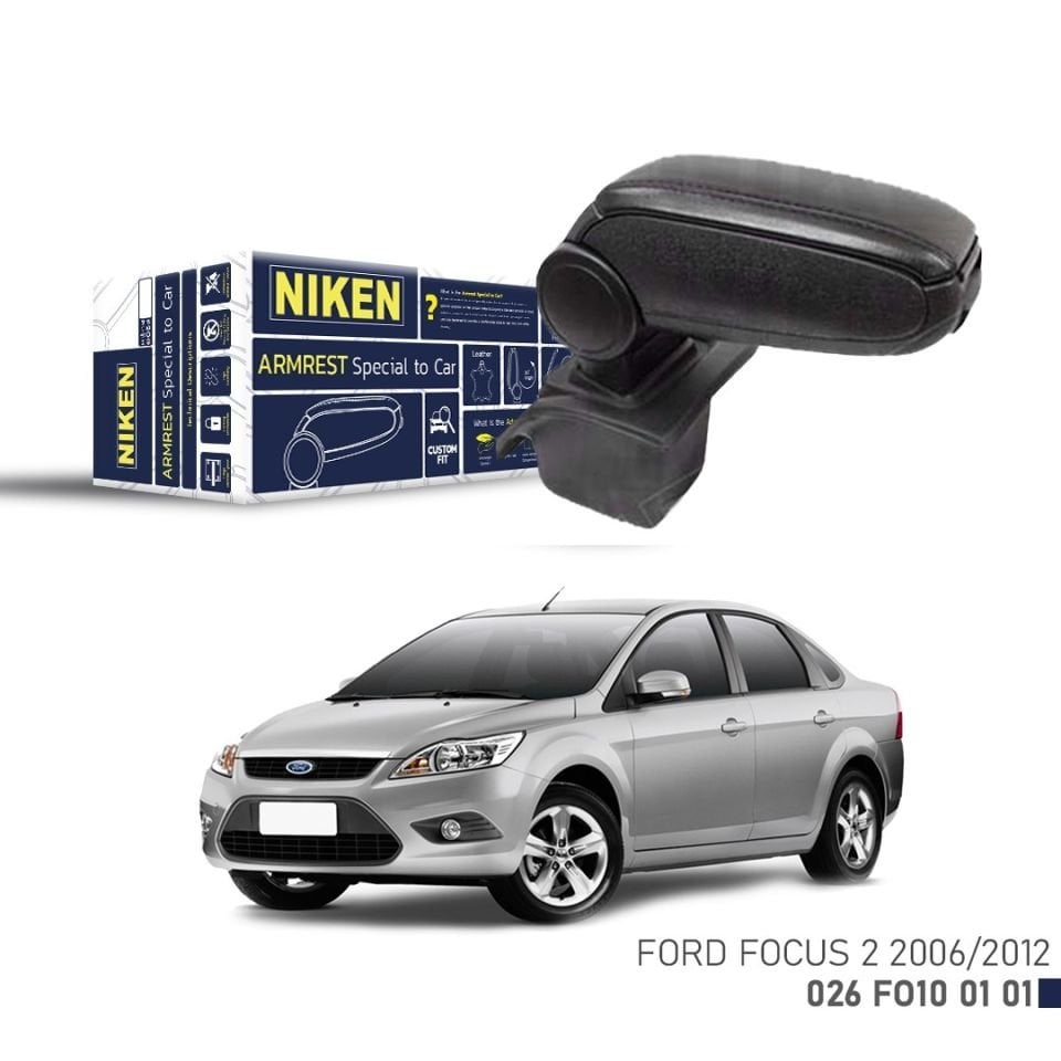 Niken Ford Focus 2 Kol Dayama Kolçak Siyah 2006-2012