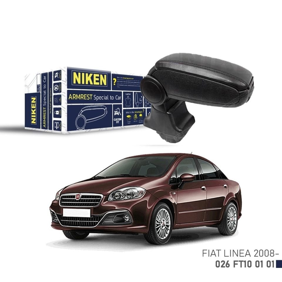 Niken Fiat Linea Punto Kol Dayama Kolçak Siyah 2007-