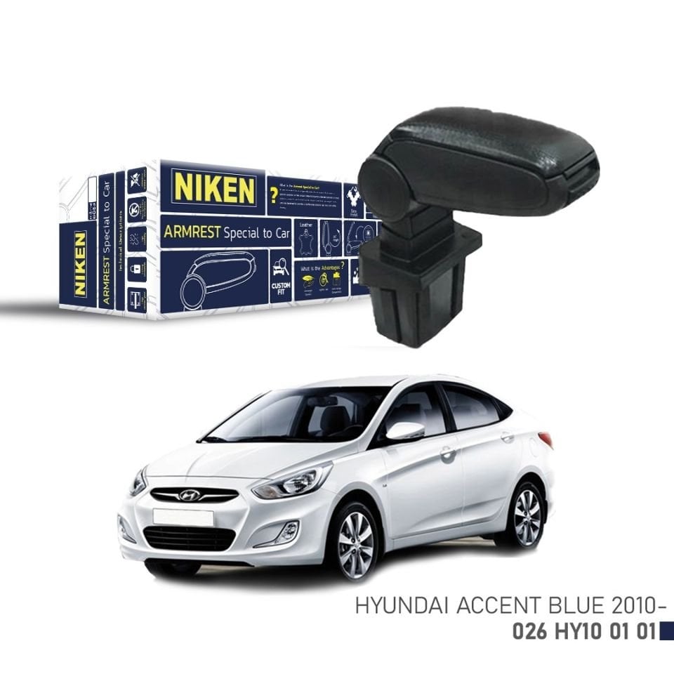 Niken Hyundai Accent Blue 2010 Araca Özel Kol Dayama Siyah