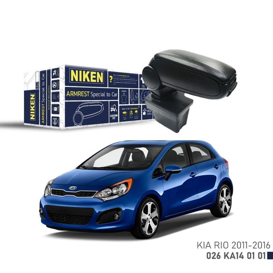 Niken Kia Rio Kol Dayama Kolçak Siyah 2011-2016