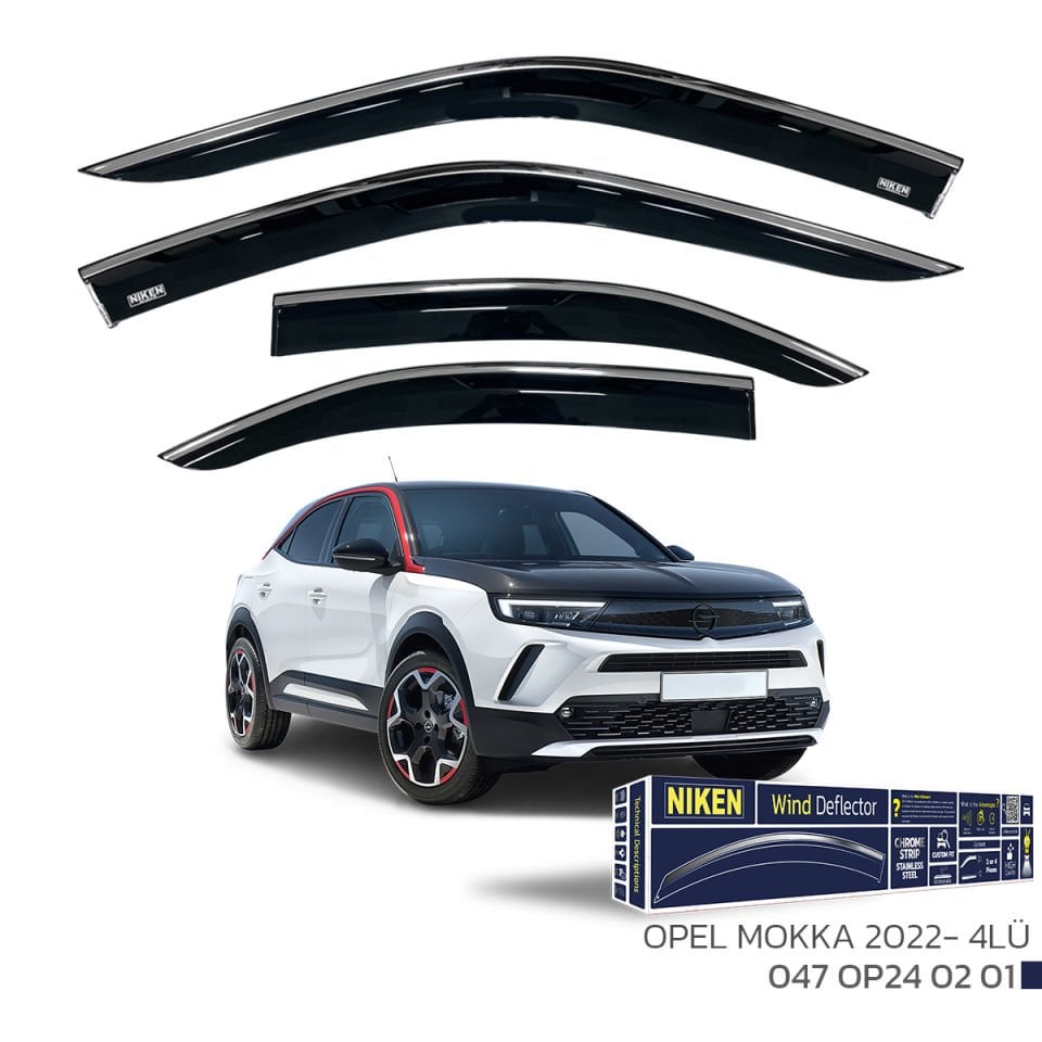 OPEL MOKKA 2022 - KROMLU CAM RÜZGARLIĞI 4LÜ