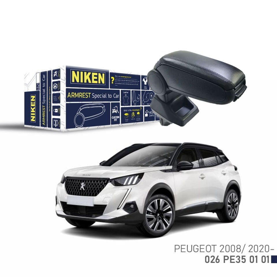 Niken Peugeot 2008 Kol Dayama Kolçak Siyah 2020-