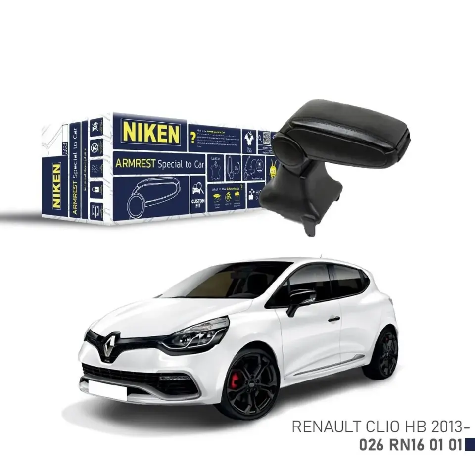 Niken Renault Clio 4 Kol Dayama Kolçak 2013- Sonrası Siyah