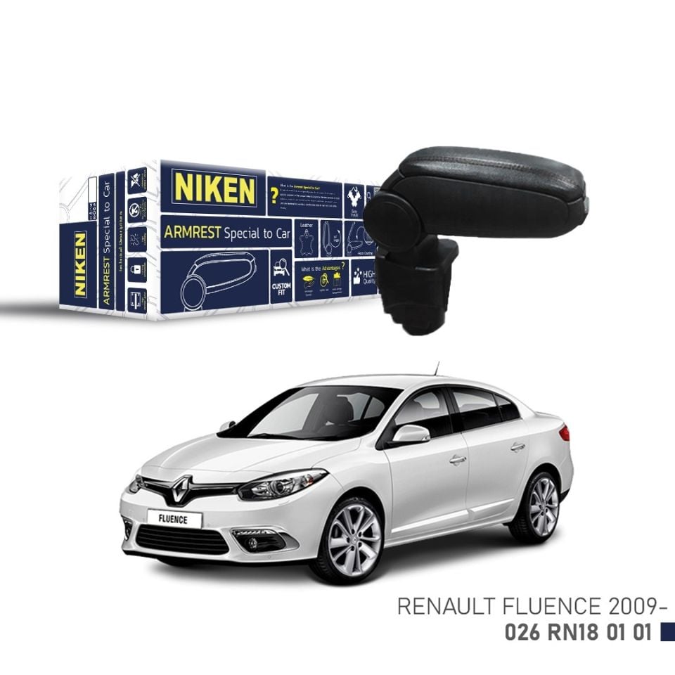 Niken Renault Fluence Kol Dayama Kolçak 2009- Sonrası Siyah
