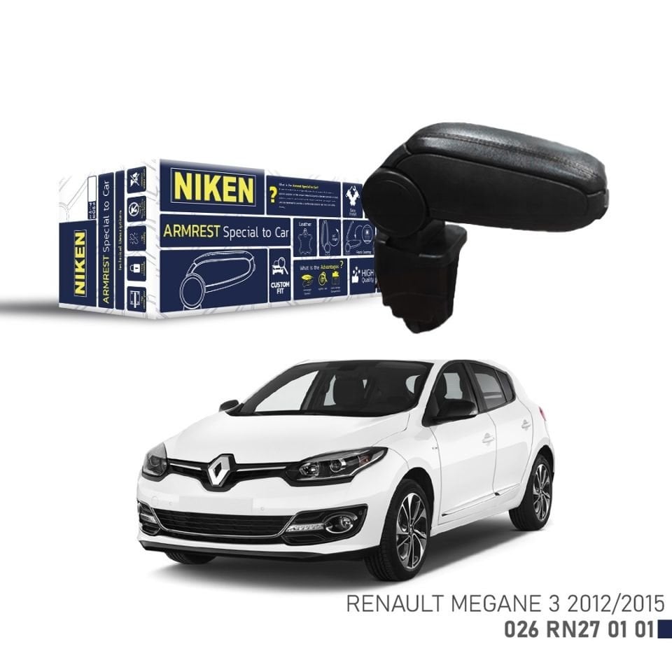 Niken Renault Megane 3 Kol Dayama Kolçak Siyah 2012-2015