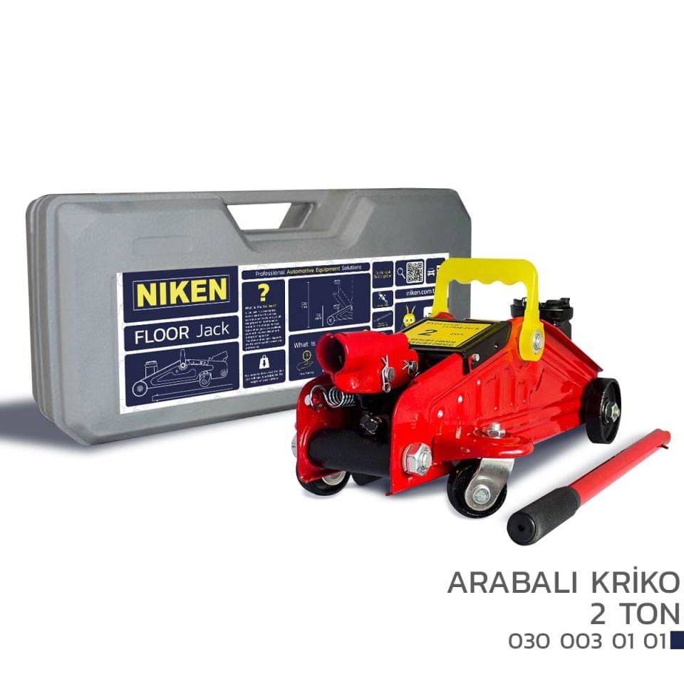 Niken Oto Araba Arabalı Kriko 2 Ton