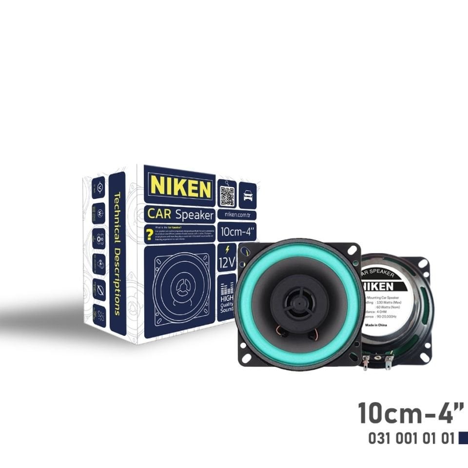 Niken Araç Oto Hoparlörü 10 Cm 4 İnc 1 Adet