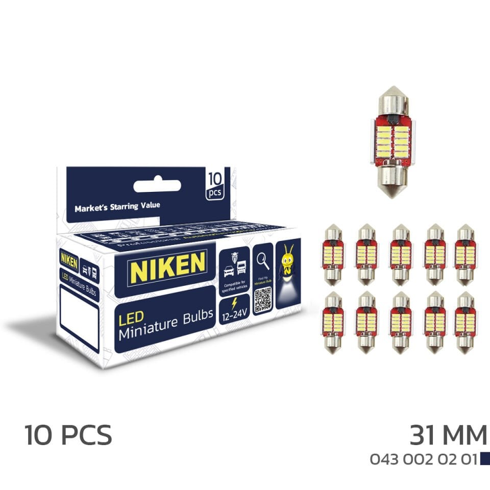 Sofit Led Ampul 31 MM Led Canbus 10'Lu