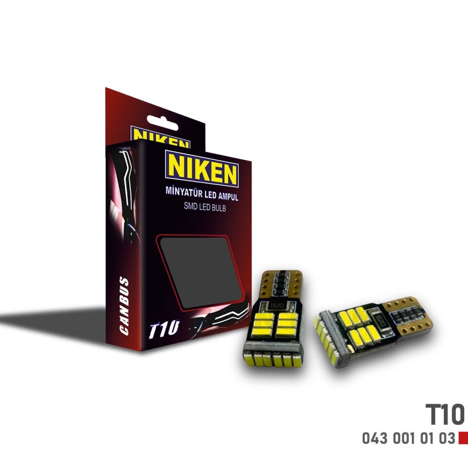 Niken Led Ampul T10 Canbus Park Ledi 18 Ledli Mini 12V