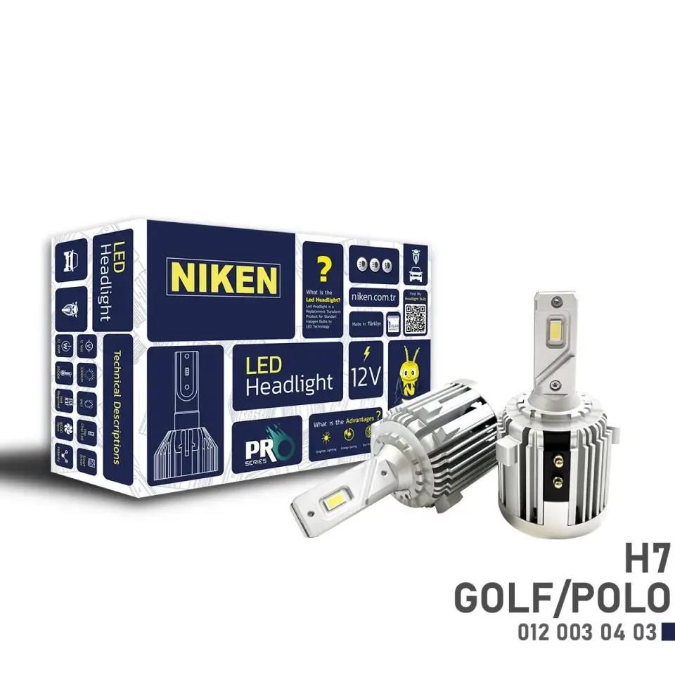 Niken H7 Led Xenon Pro Serisi Vw Golf Polo