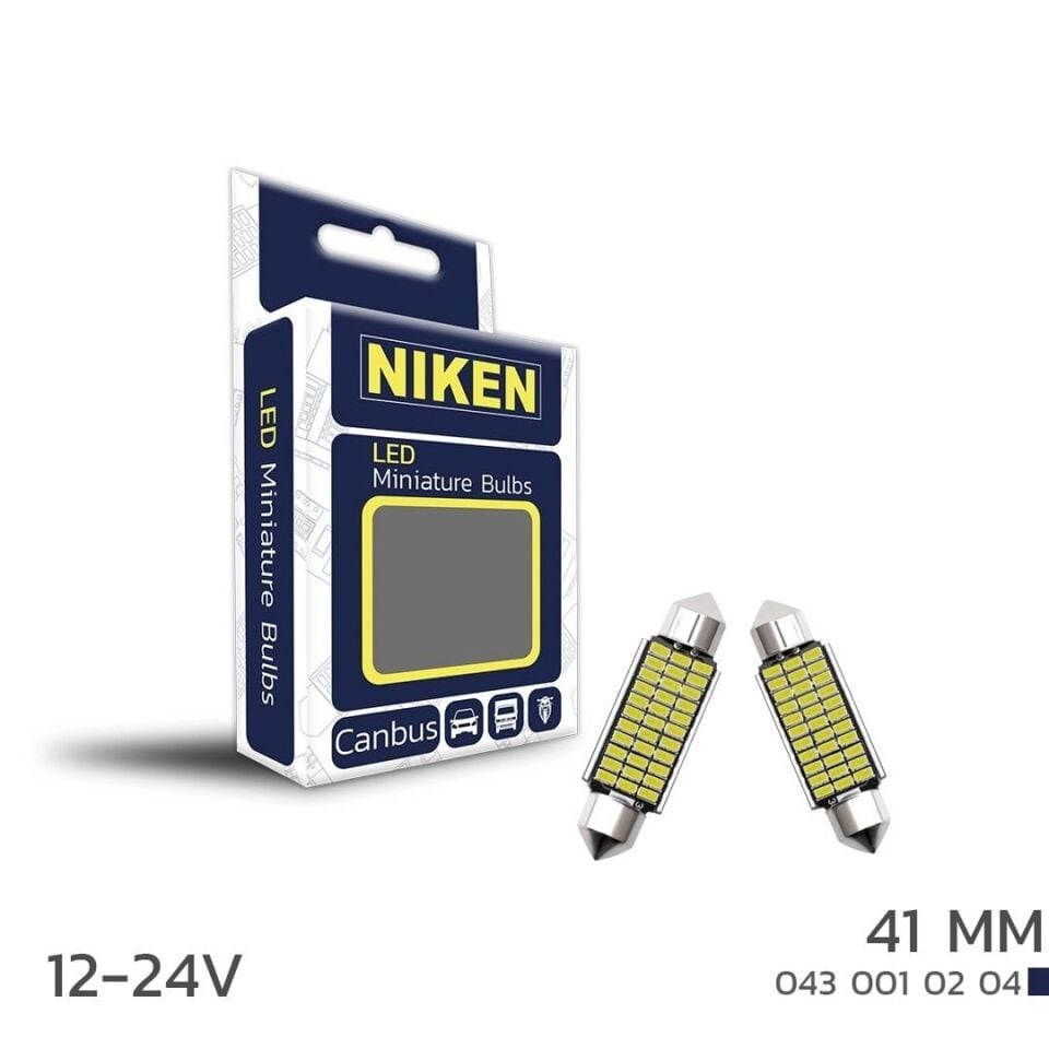 Niken Sofit Led Ampul Canbus Led 41 Mm 12 - 24V