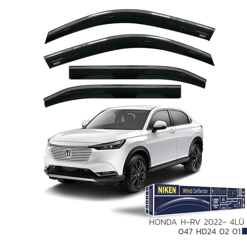 Niken Honda HR-V Cam Rüzgarlığı Kromlu 2022- 4 Lü