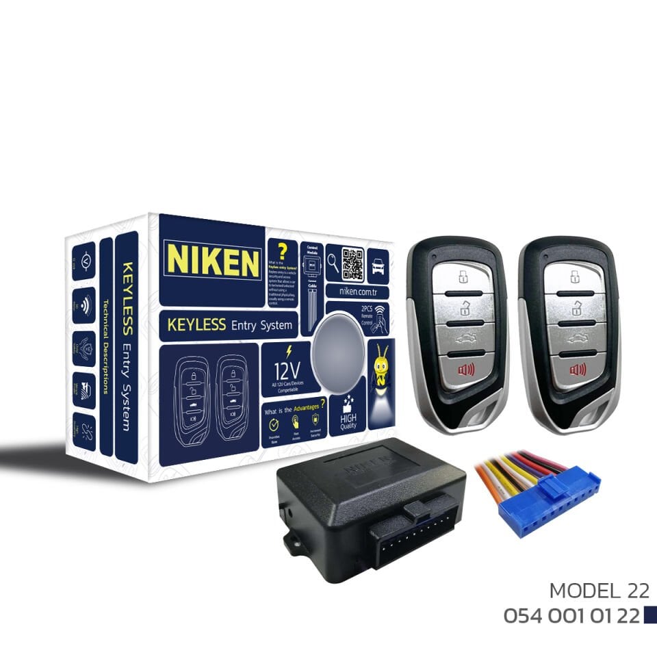 Niken Oto Merkezi Kilit Kumandalı Açma Kapama Model 22