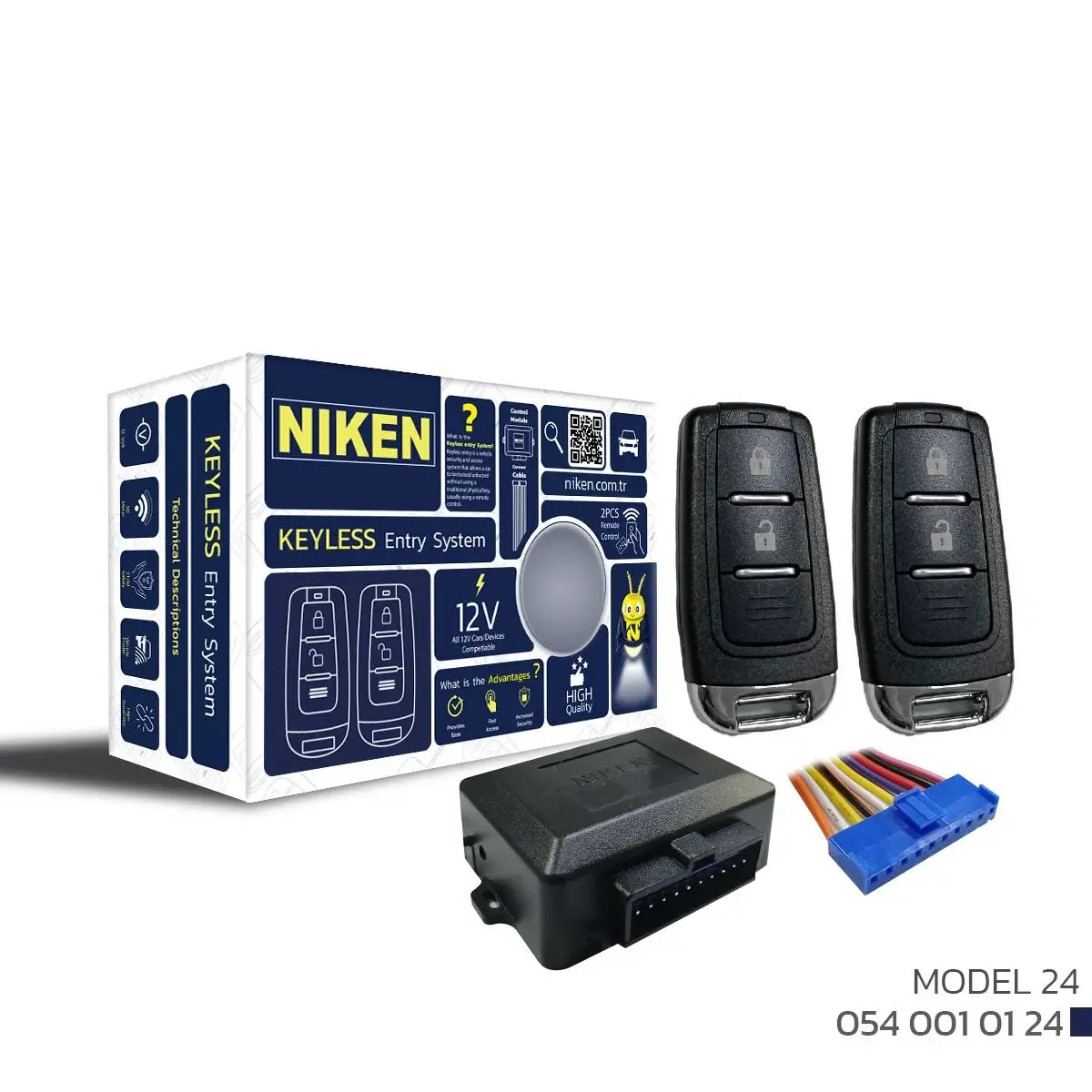 Niken Oto Merkezi Kilit Kumandalı Açma Kapama Model 24