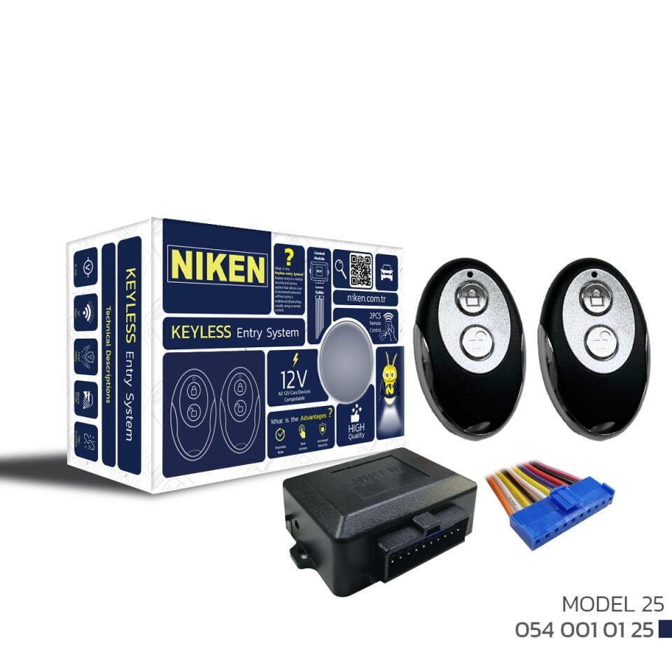 Niken Oto Merkezi Kilit Kumandalı Açma Kapama Model 25