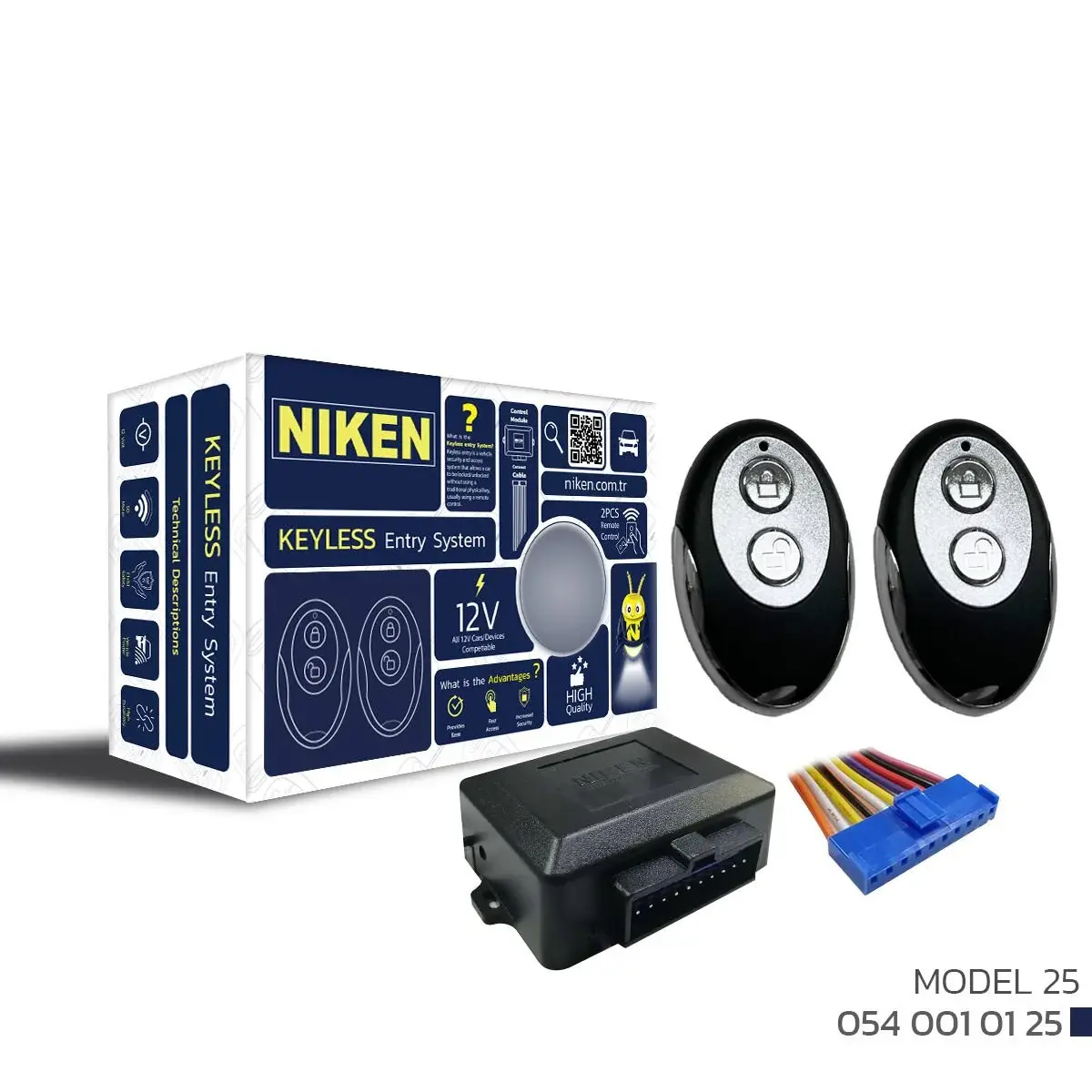 Niken Oto Merkezi Kilit Kumandalı Açma Kapama Model 25