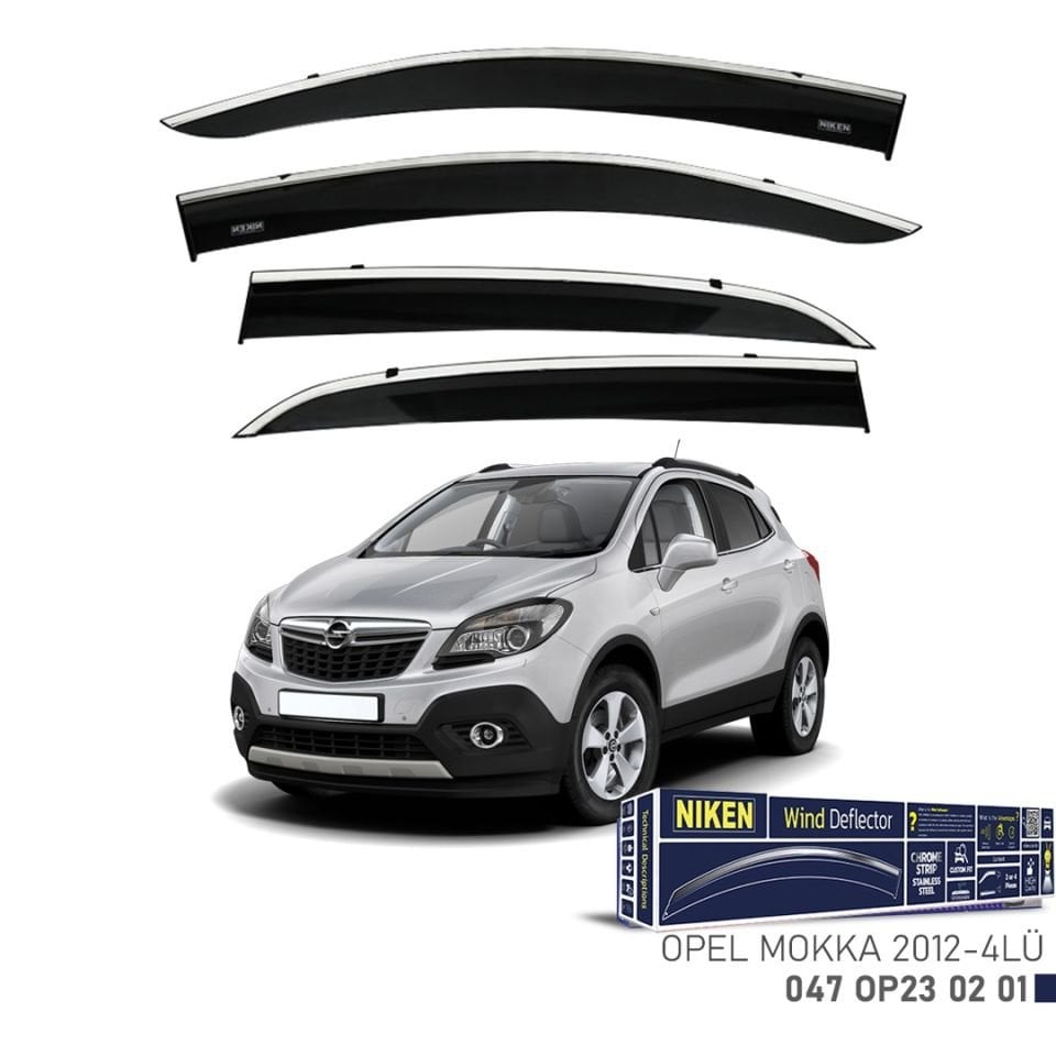 Niken Opel Mokka Cam Rüzgarlığı Krom 2012- 4'Lü