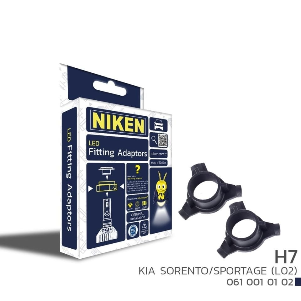 Niken Sorento Sportage H7 Led Far Montaj Adaptörü