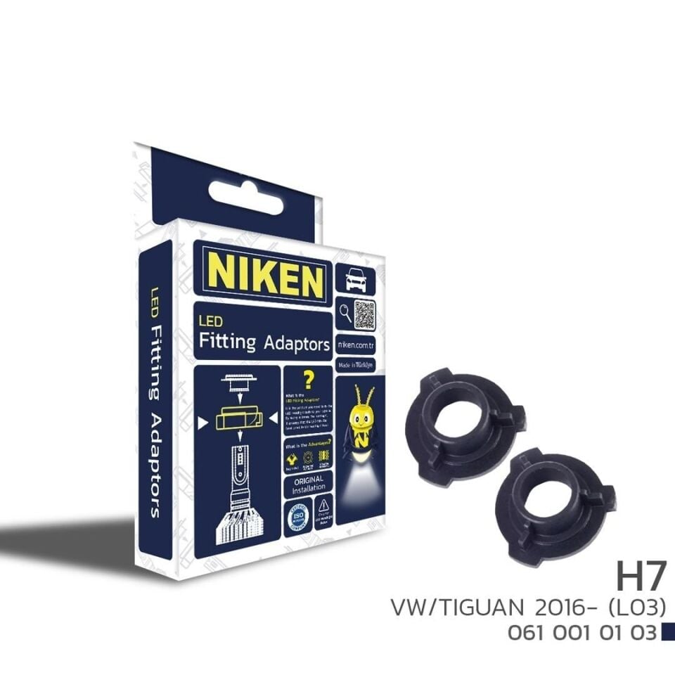 Niken Vw Tiguan 2016- H7 Led Far Montaj Adaptörü