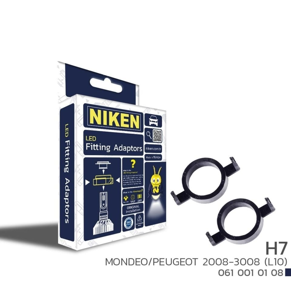 Niken Mondeo Peugeot 2008 3008 H7 Led Far Montaj Adaptörü