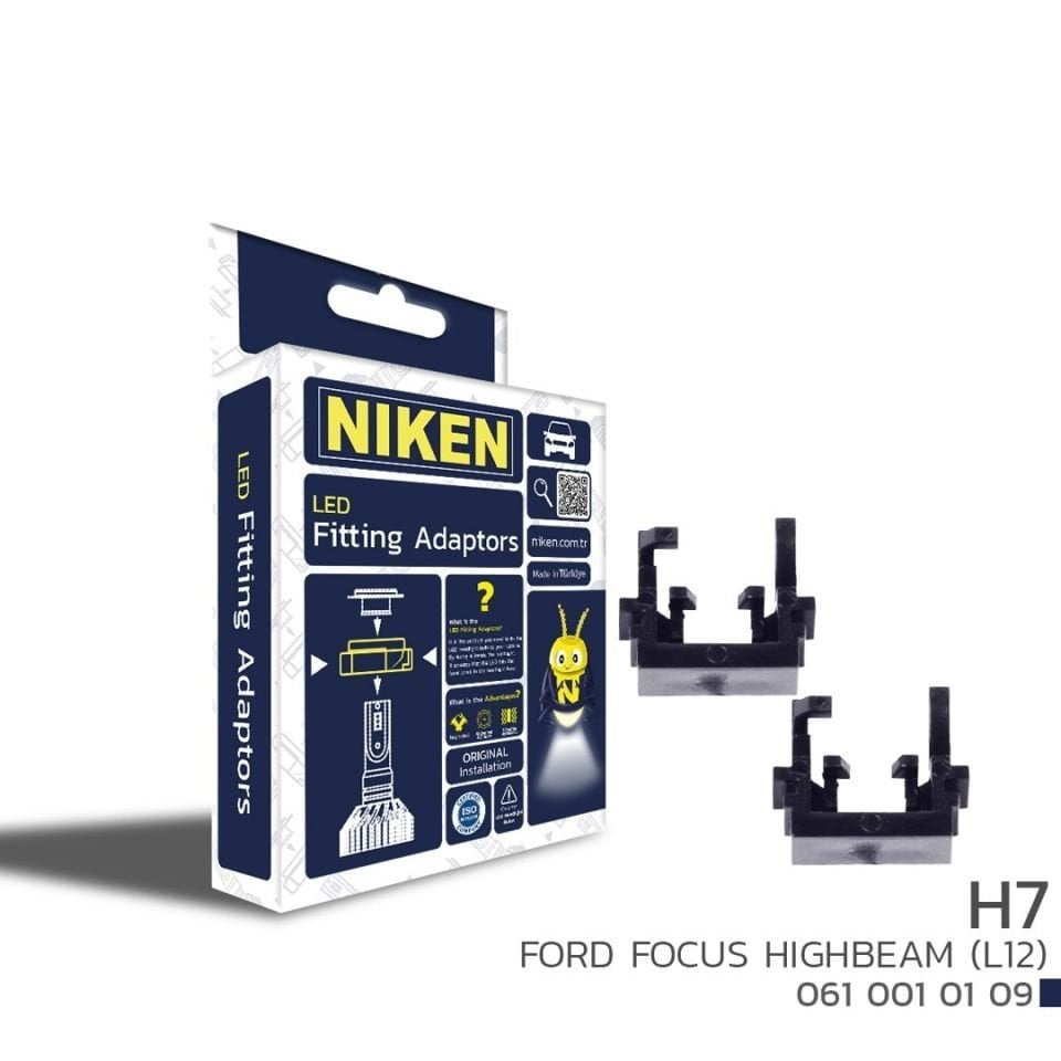 Niken Ford Focus H7 Led Far Montaj Adaptörü Uzun Far