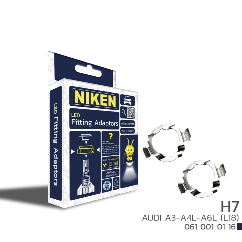 Niken Led Far Montaj Adaptörü H7 Audi A3 - A4L - A6L